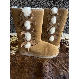 Koolaburra by UGG Women's 8 Victoria Tall Chestnut Boots